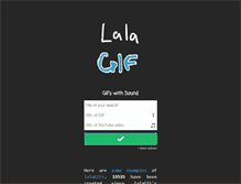 Tablet Screenshot of lalagif.com